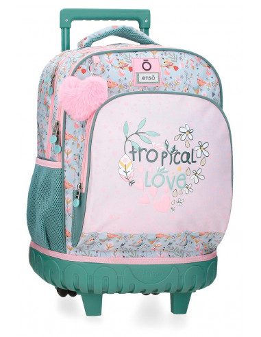 9642921 MOCHILA COMPACT 2R ENSO TROPICAL LOVE